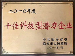 2010年度十佳科技型潜力企业